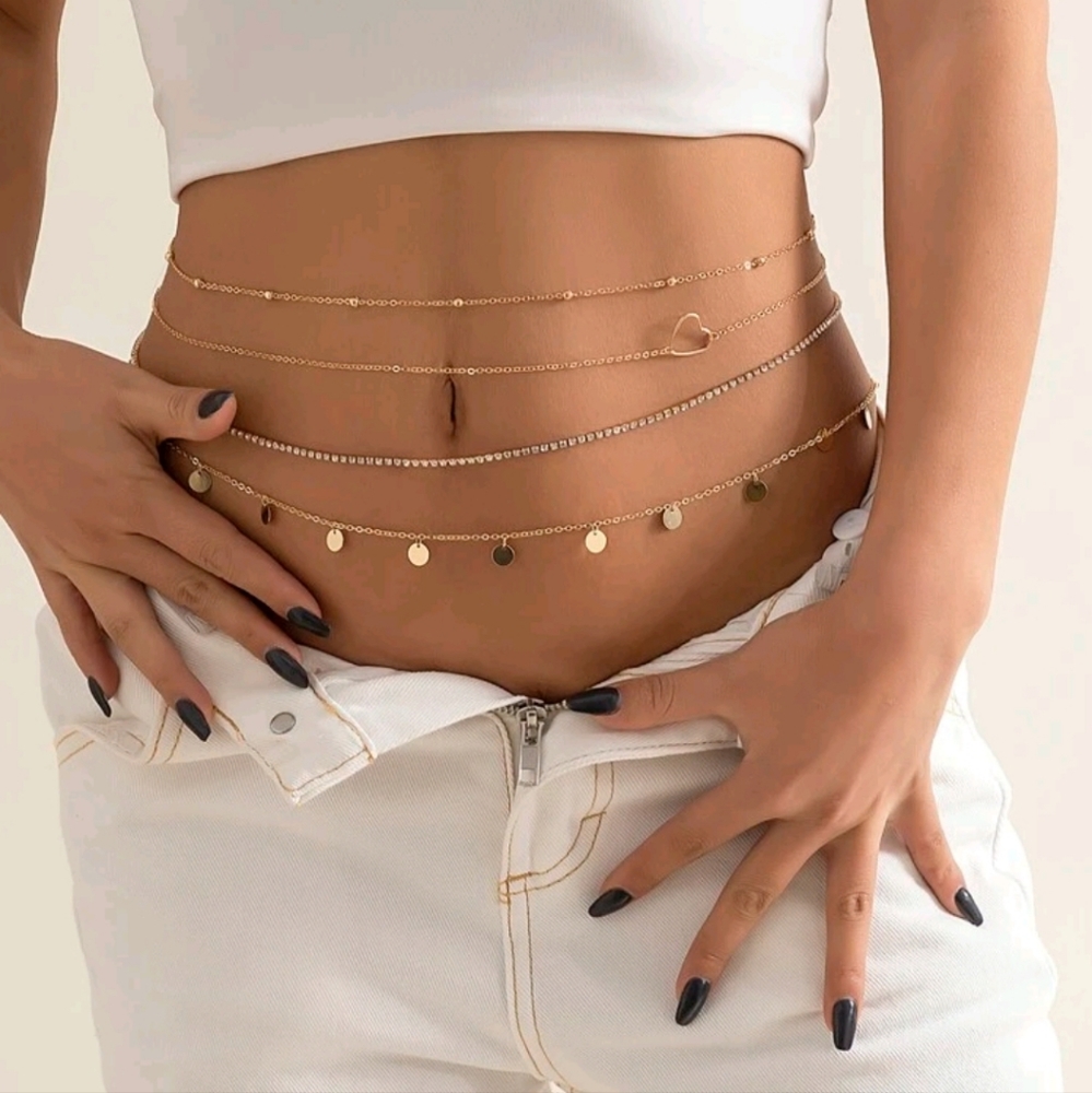 4pc Belly chains
